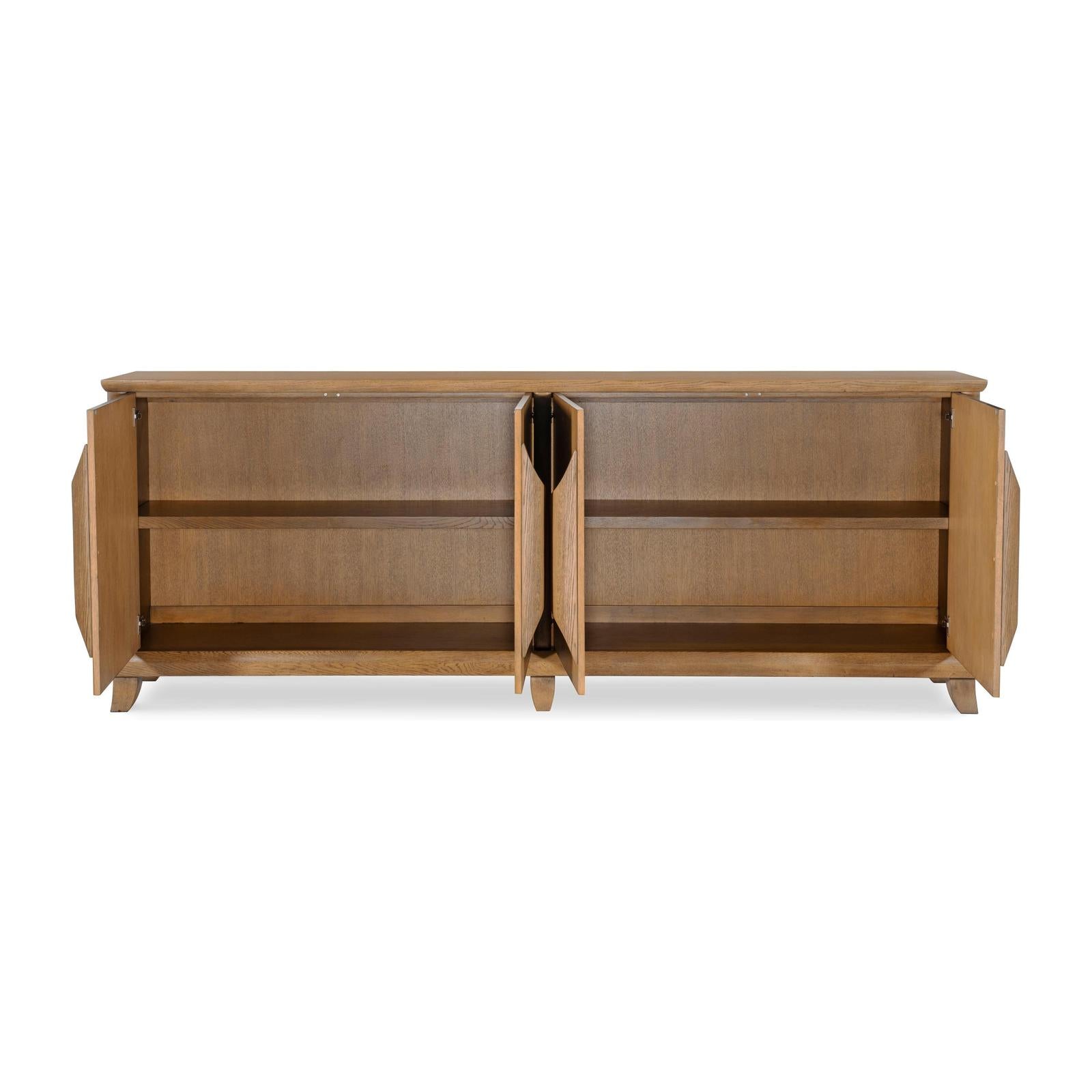 Century Furniture Carrier and Company Case Cyrus Four Door Credenza