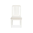 Magnussen Home Willowbrook Egg Shell White Side Chair Set of 2
