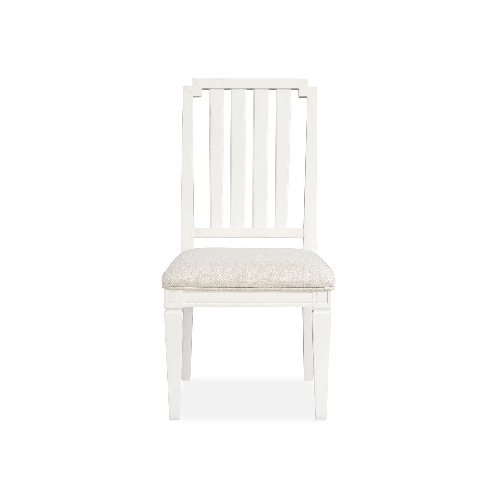 Magnussen Home Willowbrook Egg Shell White Side Chair Set of 2