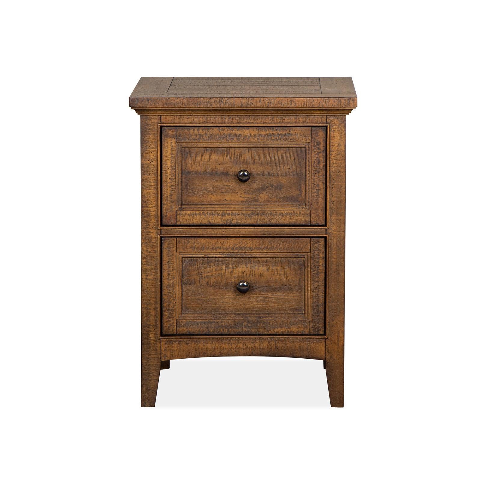 Magnussen Home Bay Creek Toasted Nutmeg Small Drawer Nightstand