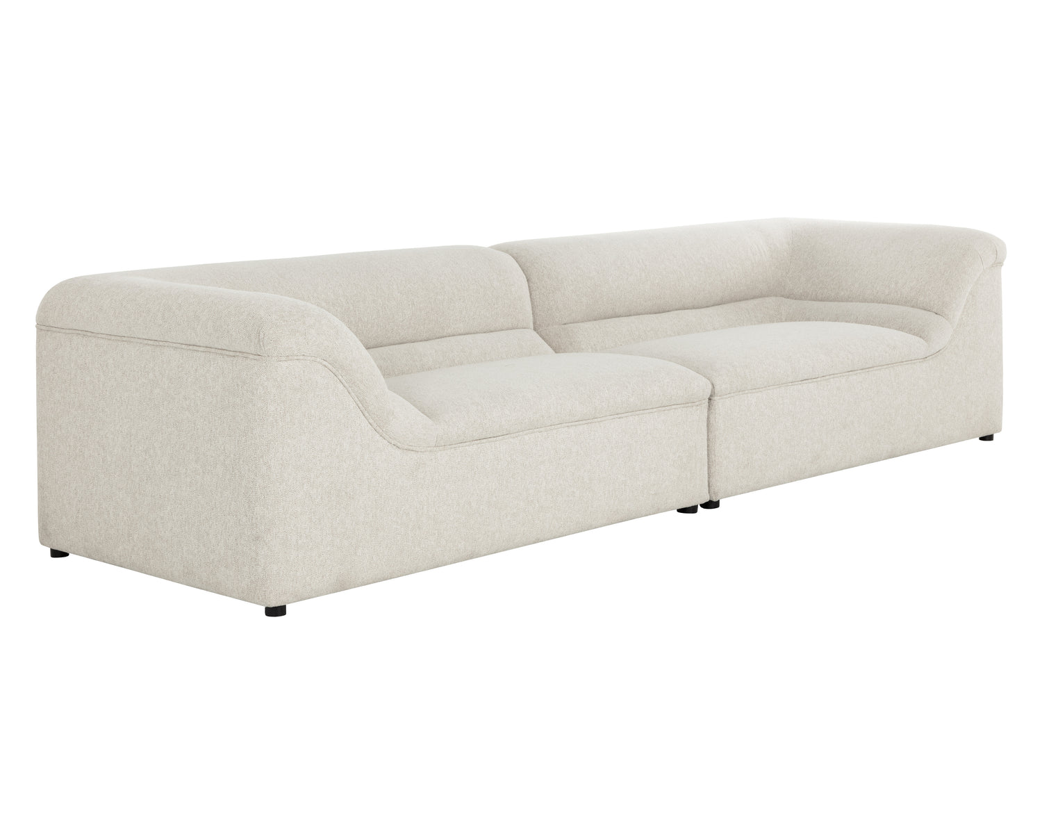 Sunpan Gladys Sofa - Dove Cream