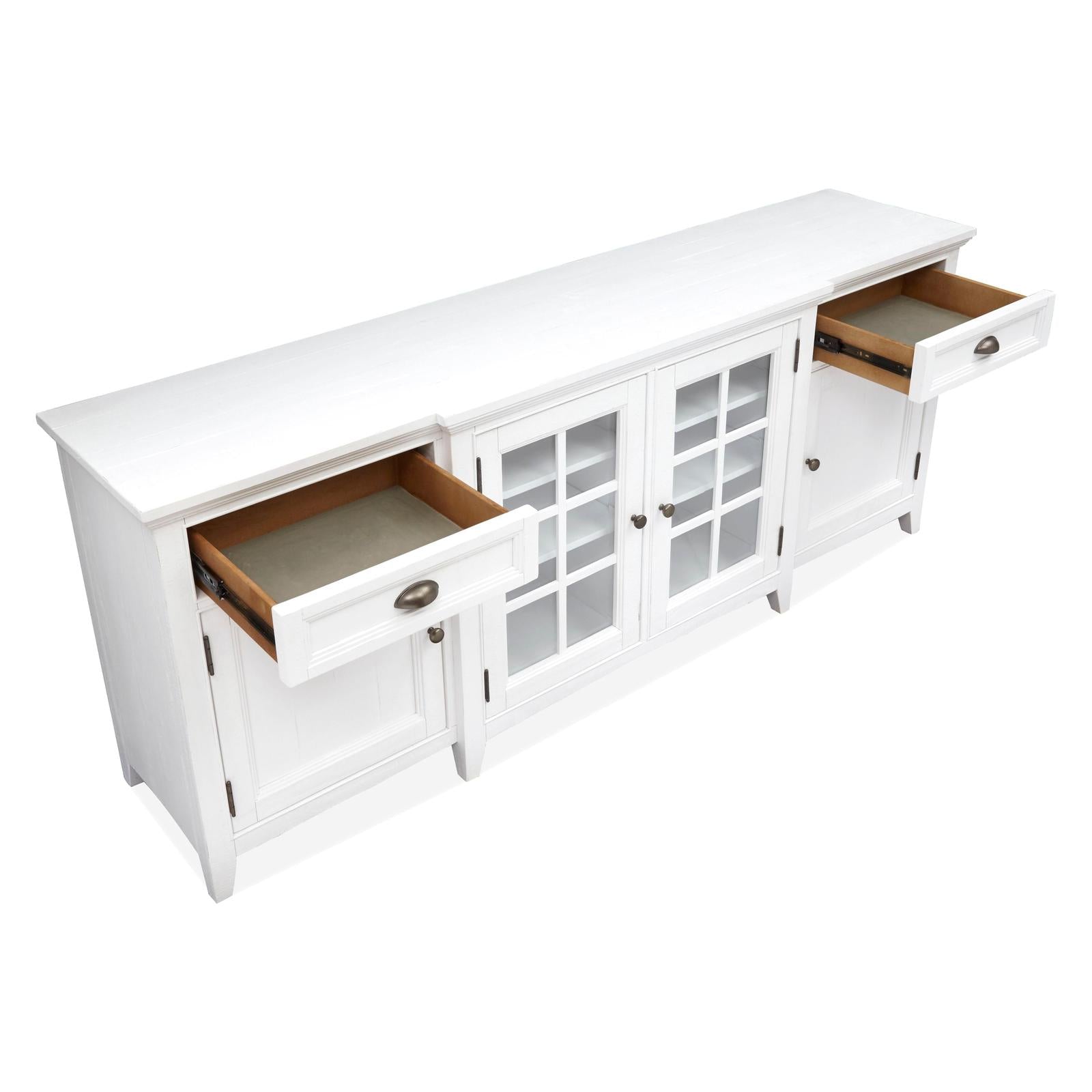 Magnussen Home Heron Cove Chalk White Console