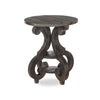 Magnussen Home Bellamy Peppercorn Round Accent End Table