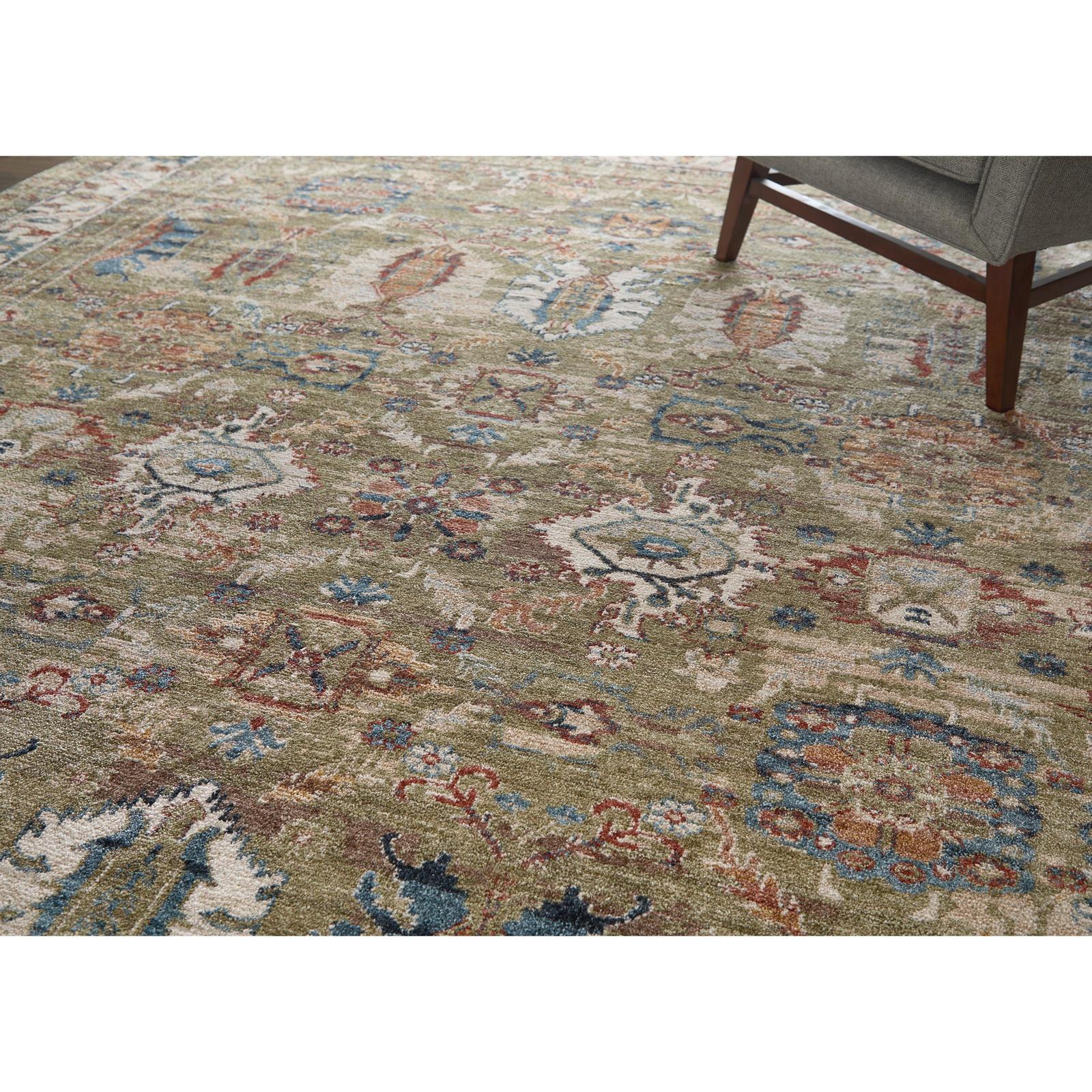 Feizy Pearson 39SJF Traditional Persian, Green/Ivory/Blue, Rug