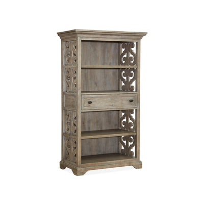 Magnussen Home Tinley Park Dove Tail Grey Bookcase