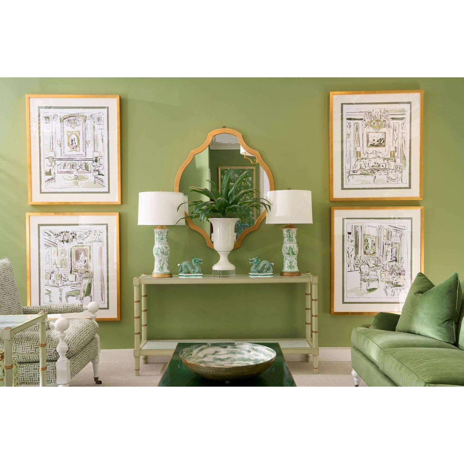 Chelsea House Conner Cane Console Table