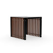 Caracole Pinstripe Dark End Table