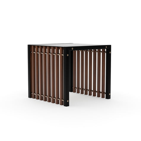 Caracole Pinstripe Dark End Table PD