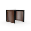 Caracole Pinstripe Dark End Table