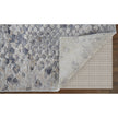 Feizy Laina 39GIF Transitional Trellis & Lattice in Silver/Gray/Blue