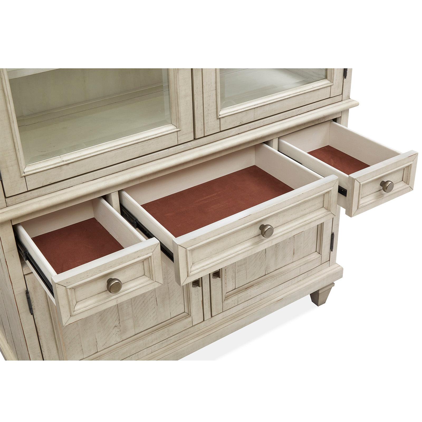Magnussen Home Newport Alabaster Dining Cabinet