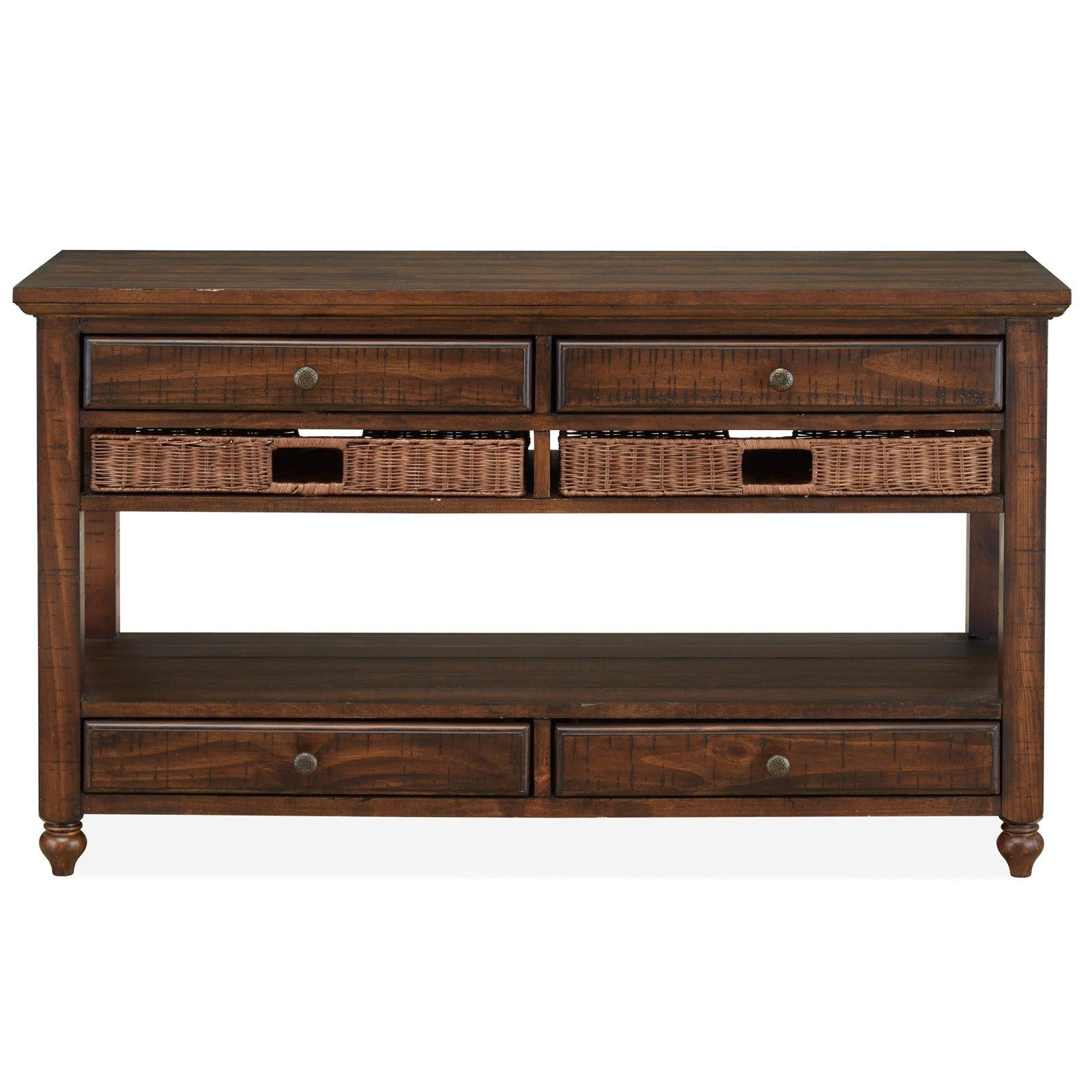 Magnussen Home Cottage Lane Coffee Sofa Table