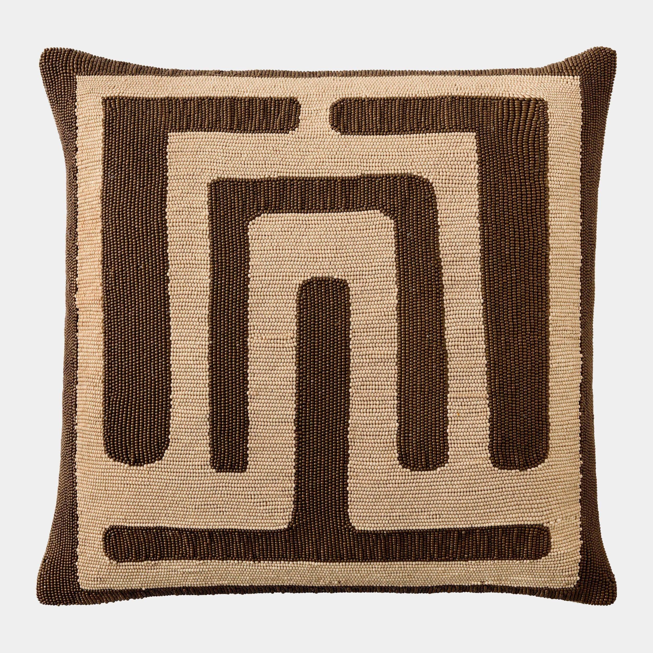 Global Views Carthago Beaded Pillow
