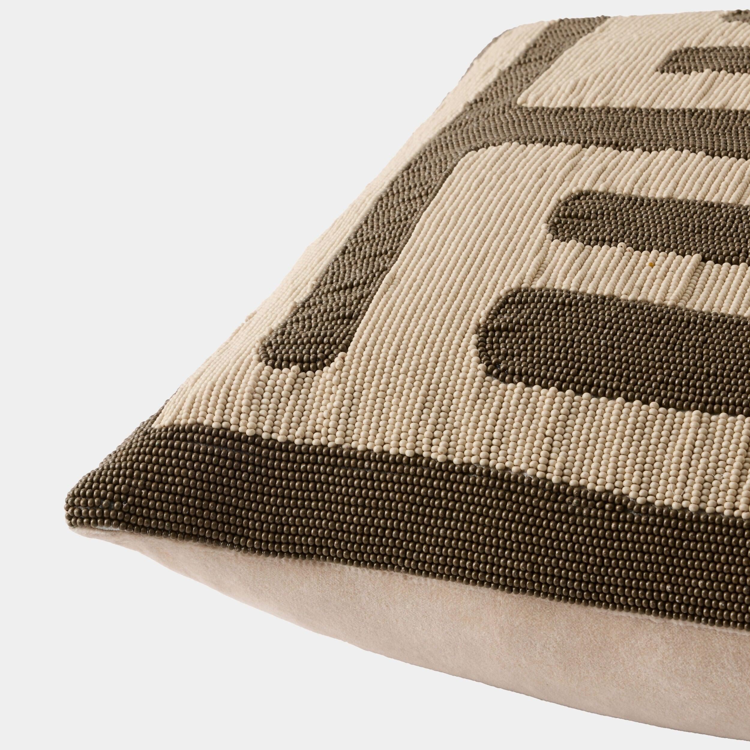 Global Views Carthago Beaded Pillow