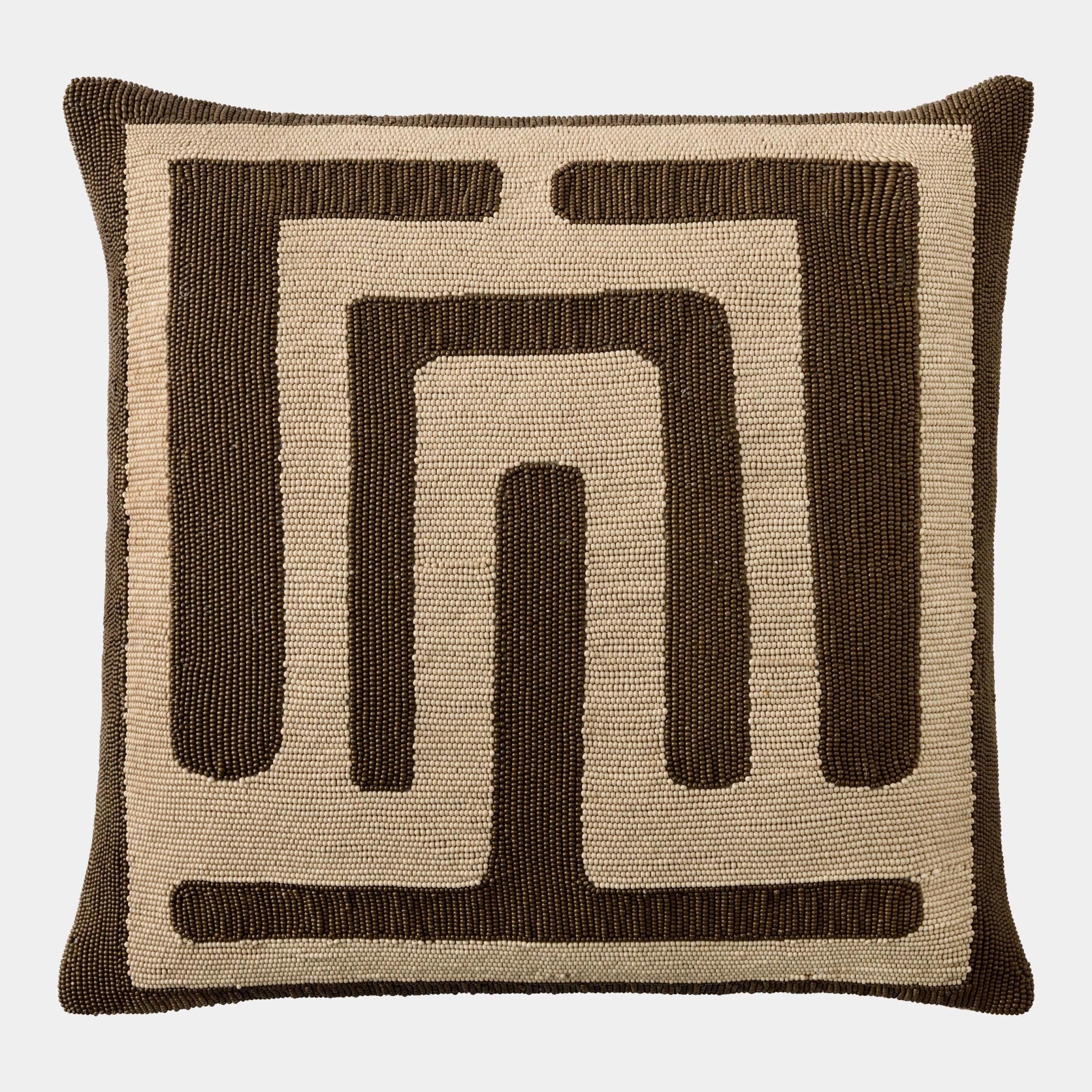 Global Views Carthago Beaded Pillow