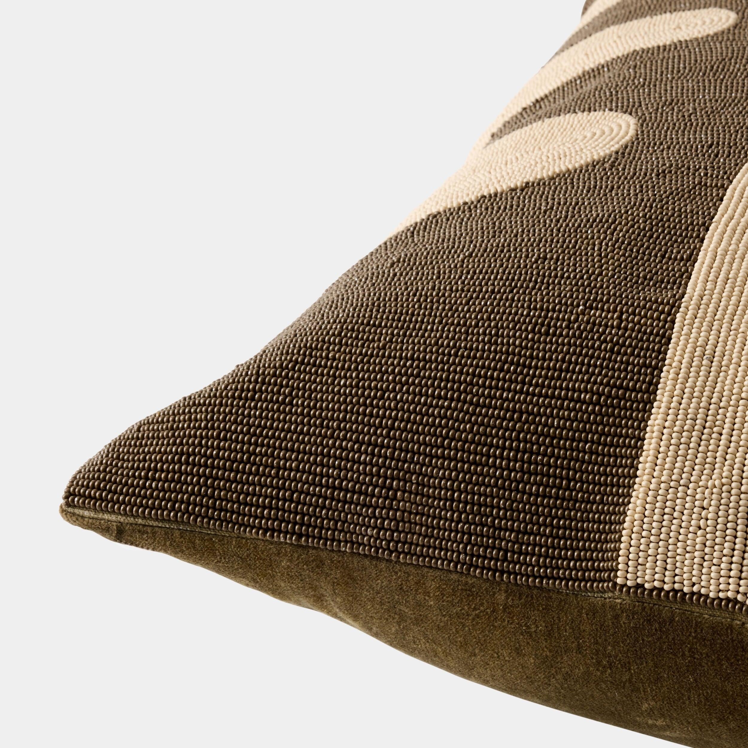 Global Views Carthago Beaded Pillow