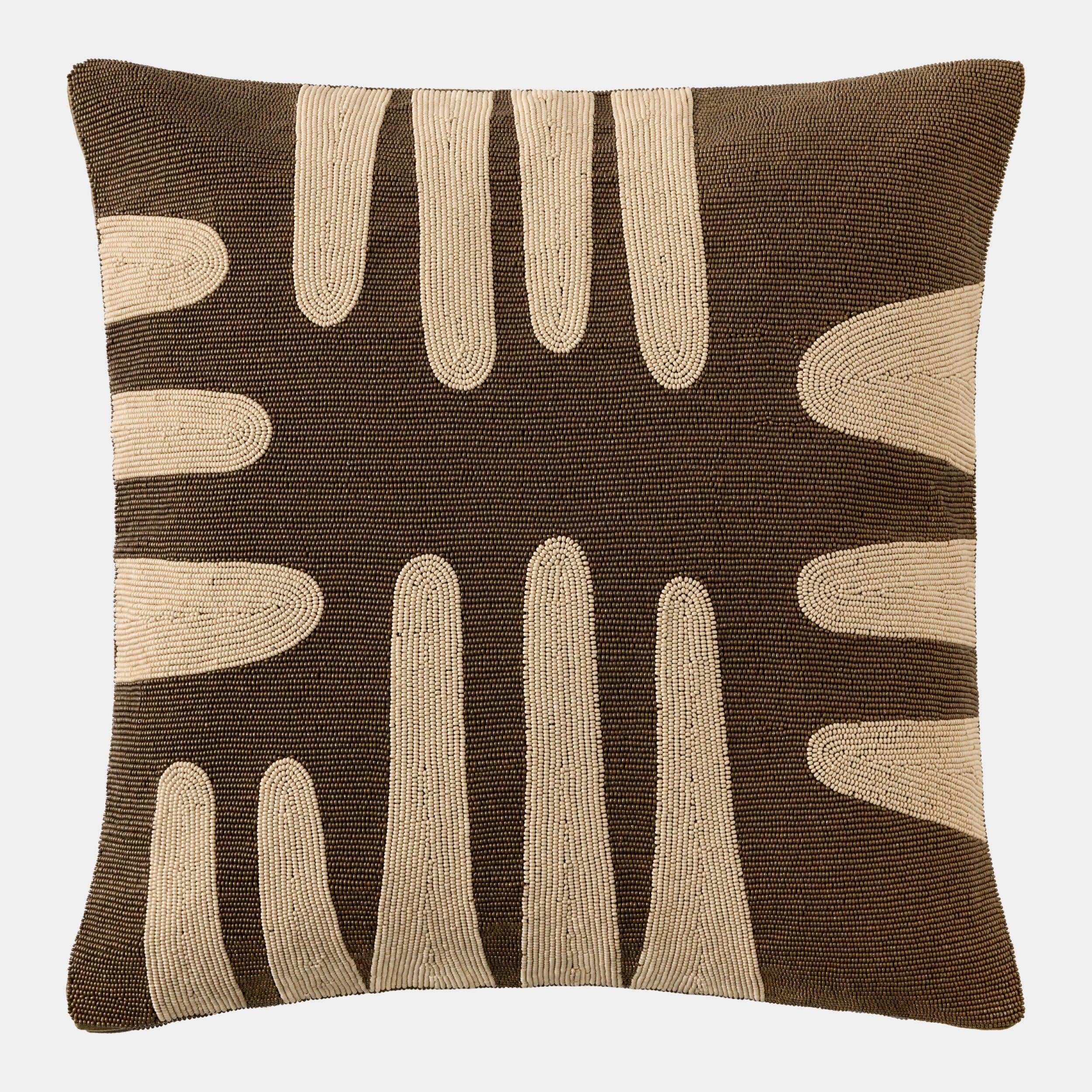 Global Views Carthago Beaded Pillow