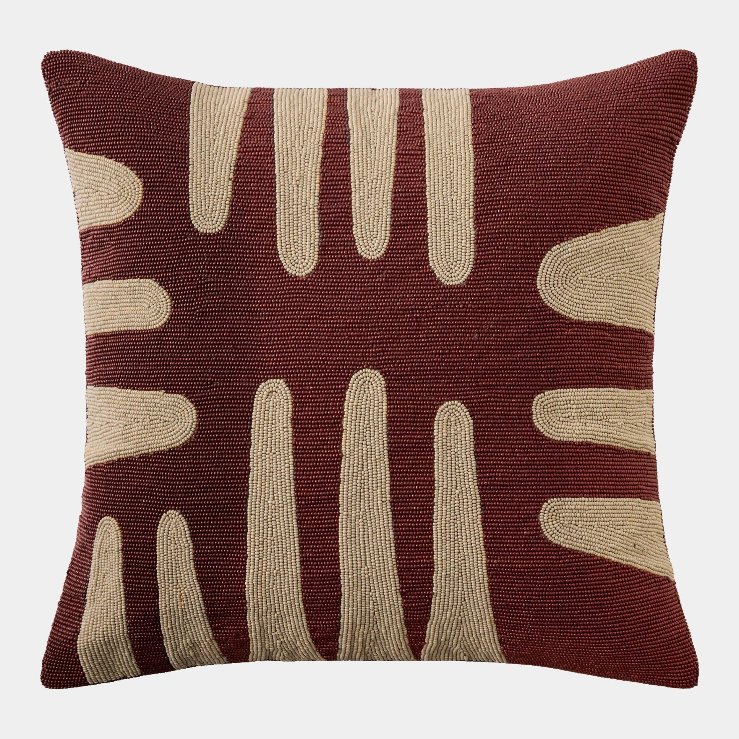 Global Views Carthago Beaded Pillow