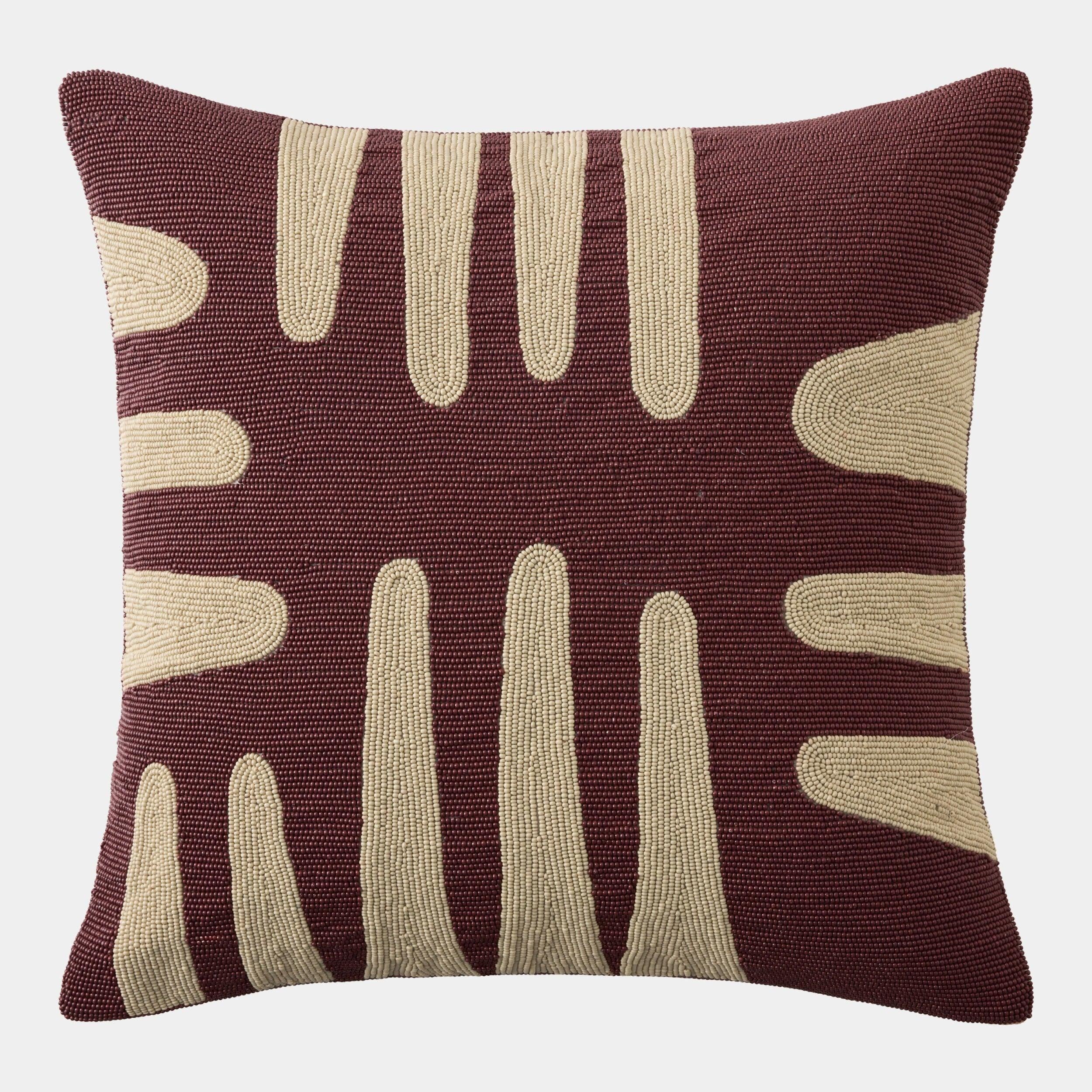 Global Views Carthago Beaded Pillow