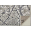 Feizy Kano 3877F Transitional Abstract Rug in Taupe/Gray/Ivory