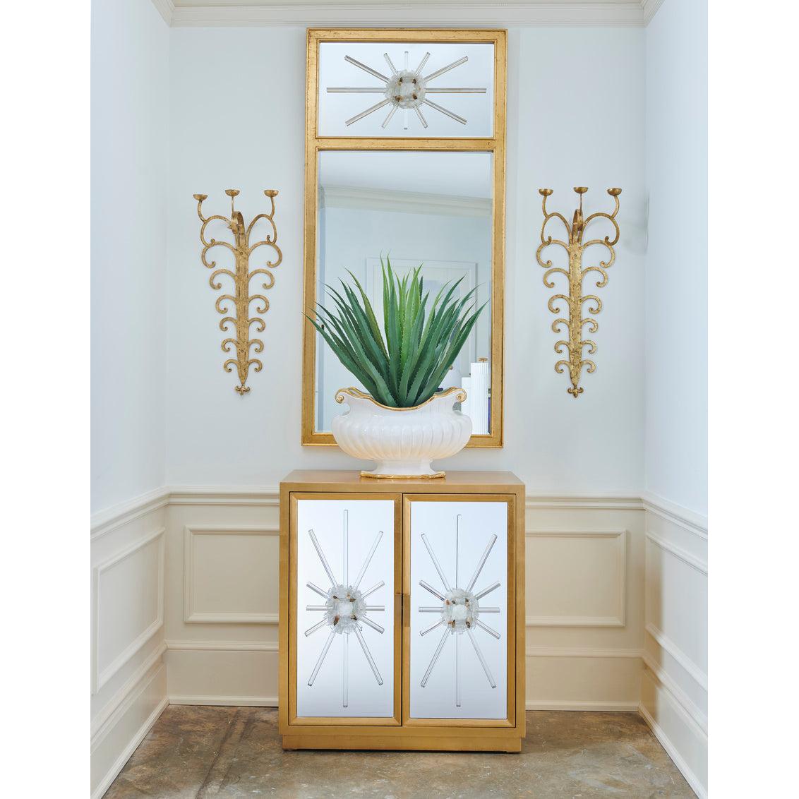 Chelsea House Crystal Trumeau Mirror