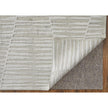 Feizy Elias 69FVF Modern Geometric Rug in Ivory/Tan