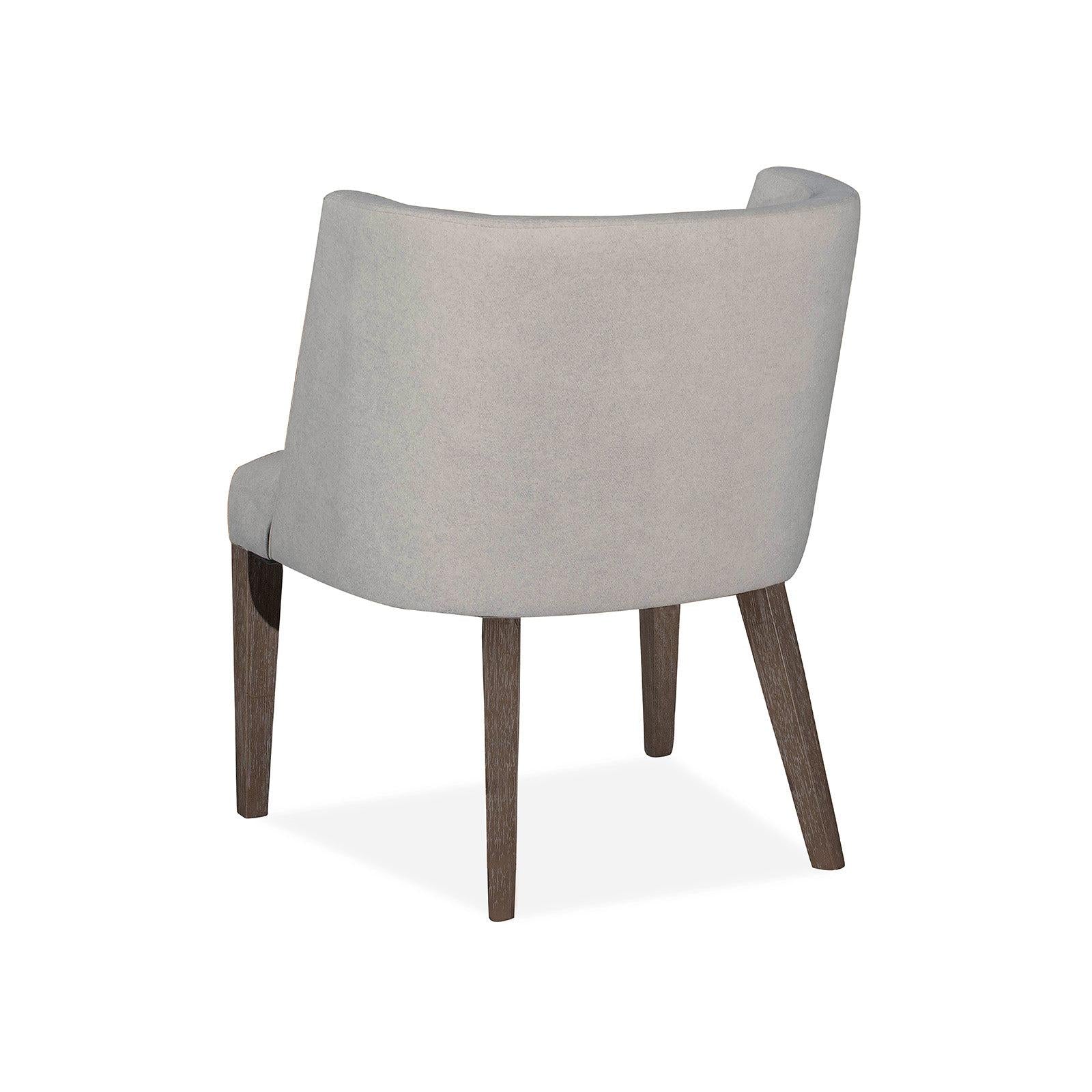 Magnussen Home Kavanaugh Weathered Kona Brown Upholstered Host Chair Set of 2