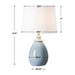 Uttermost Lorene Light Blue Table Lamp