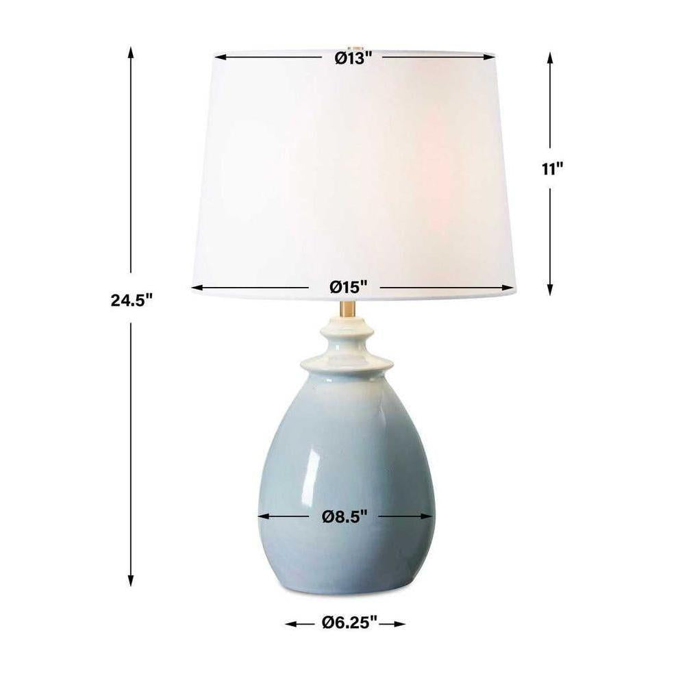 Uttermost Lorene Light Blue Table Lamp
