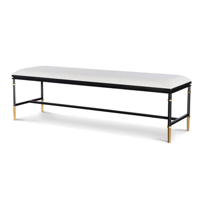 Century Furniture Monterey Upholstered/Metal Bench