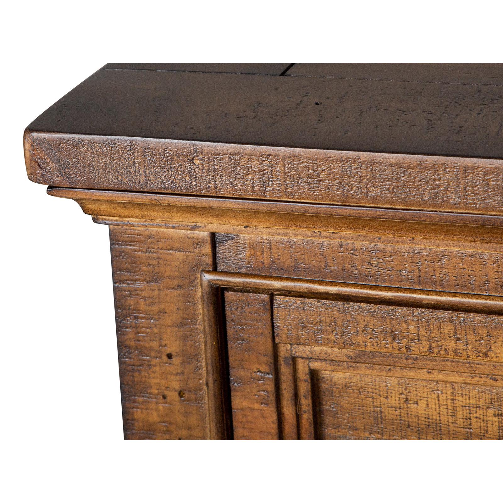 Magnussen Home Bay Creek Toasted Nutmeg Cocktail Table With Casters