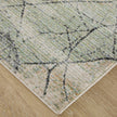 Feizy Sonora 39U8F Modern Abstract, Green/Tan/Ivory, Rug
