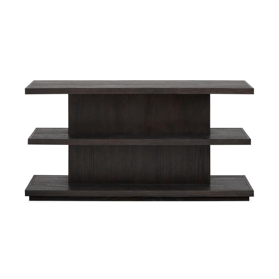 Magnussen Home Shaffer Velvet Roast Rectangular Sofa Table