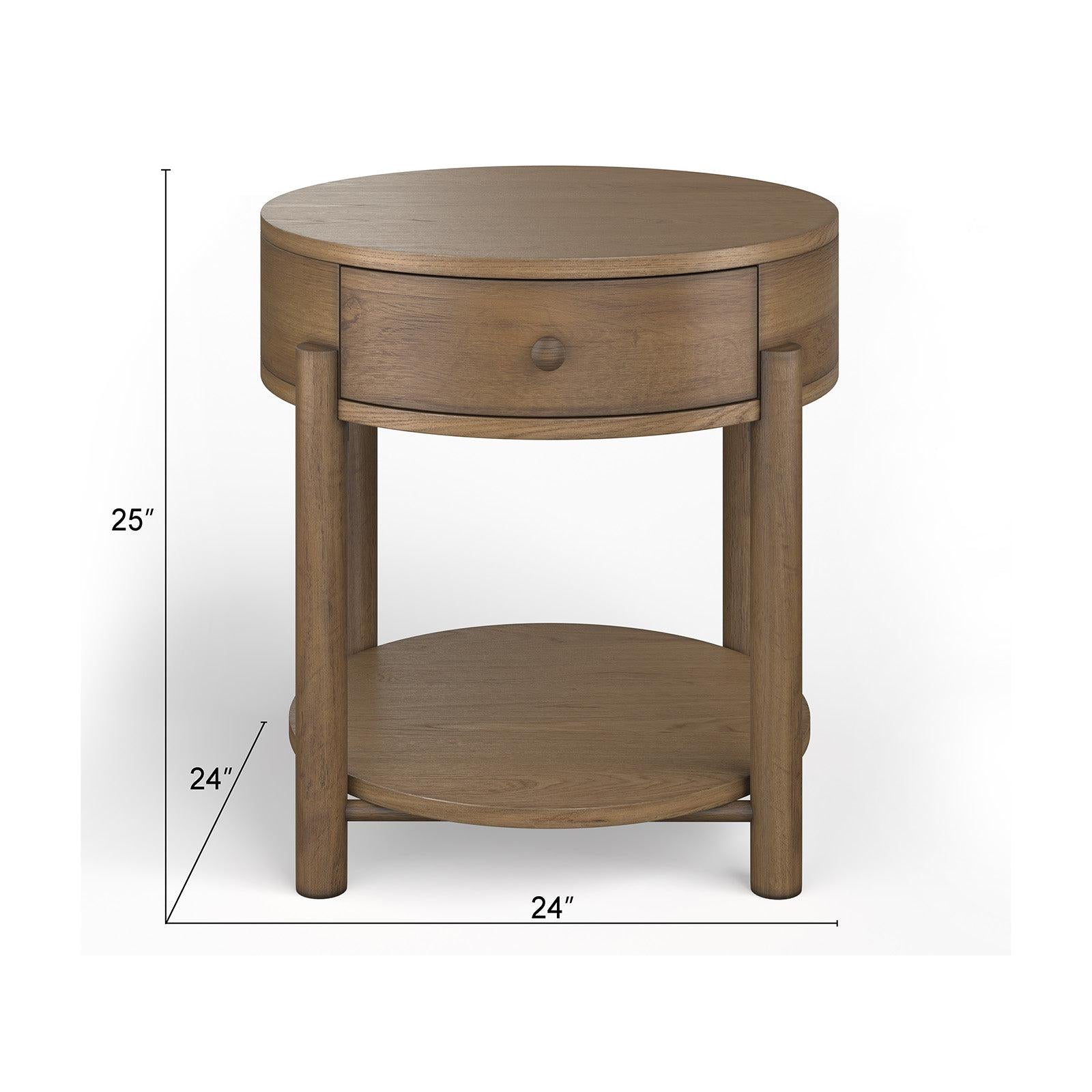 Magnussen Home Hadleigh Round End Table