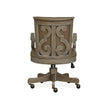 Magnussen Home Tinley Park Dove Tail Grey Fully Upholstered Swivel Chair