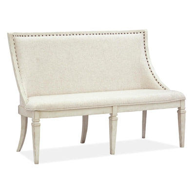 Magnussen Home Newport Alabaster Upholstered Bench