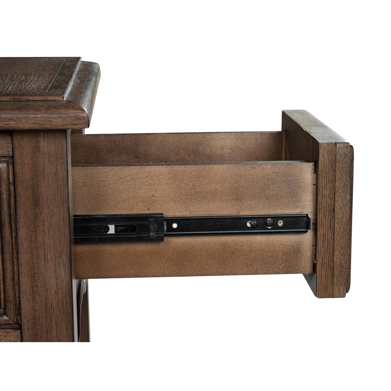 Magnussen Home Cormac Brown Rectangular Accent Table