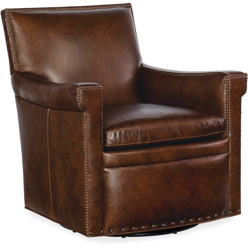 Hooker Furniture Swivel Club Chair - Brown
