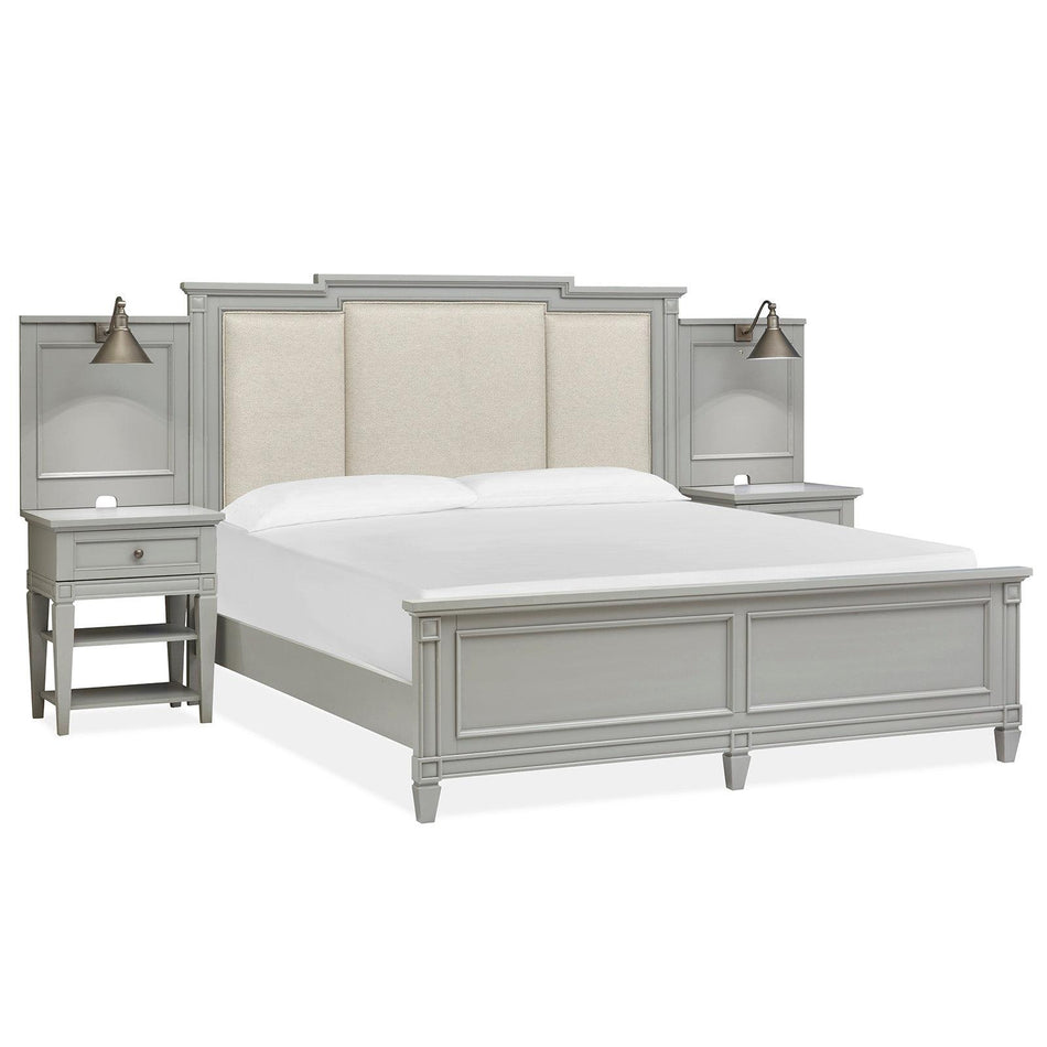Magnussen Home Glenbrook Pebble Upholstered Wall Bed