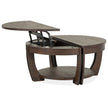 Magnussen Home Lyndale Nutmeg Lift Top Storage Cocktail Table With Casters