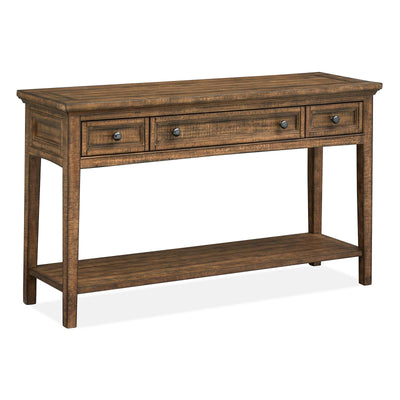 Magnussen Home Bay Creek Toasted Nutmeg Rectangular Sofa Table
