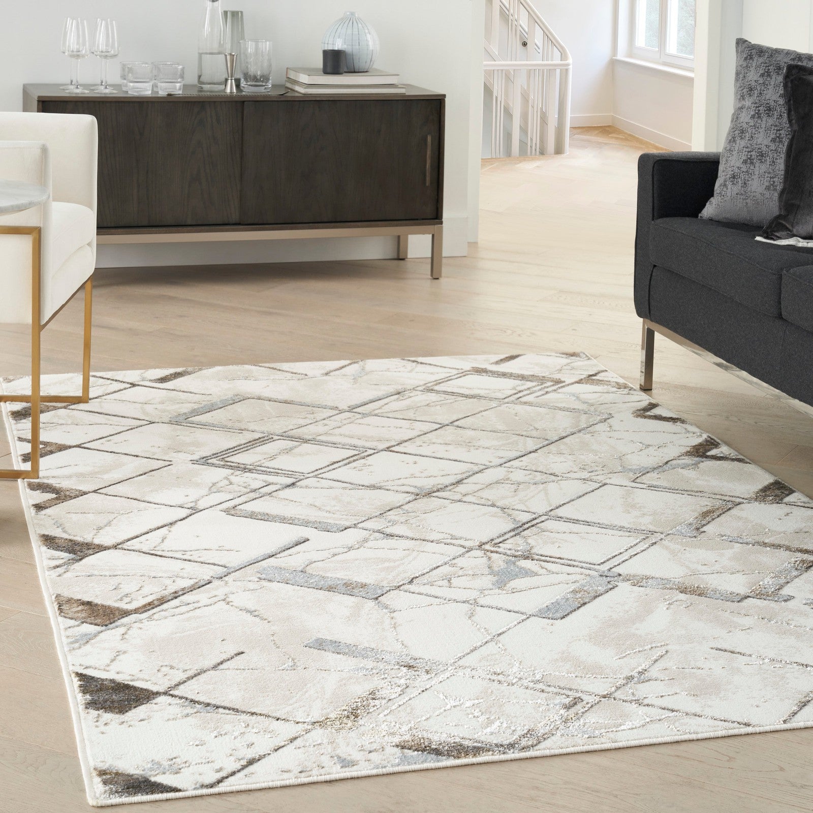 Nourison Glitz GLZ02 Modern Indoor Rug