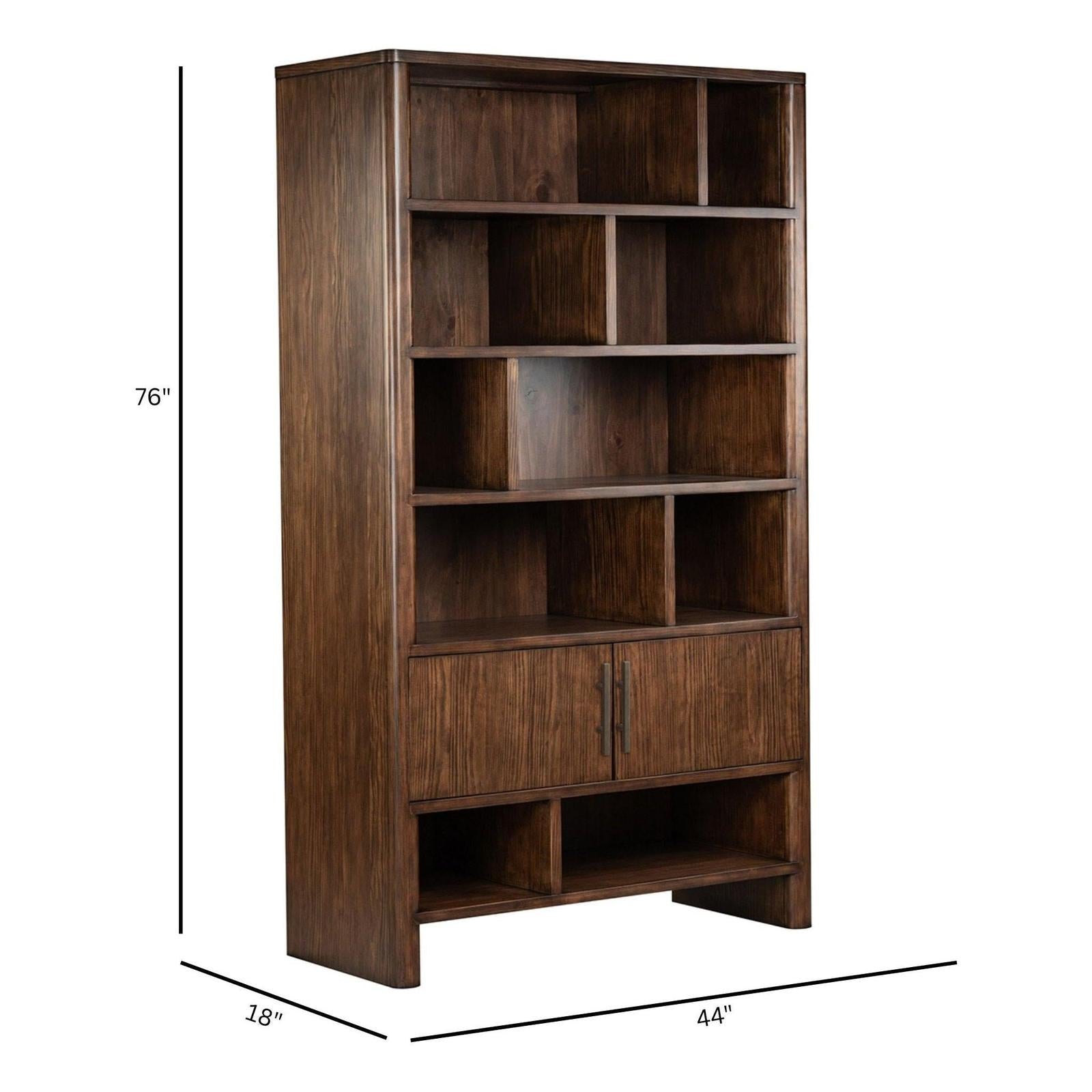 Magnussen Home Belville Chestnut Brown Display Cabinet