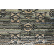 Feizy Augustine 39TWF Traditional Medallion, Green/Ivory/Black, Rug