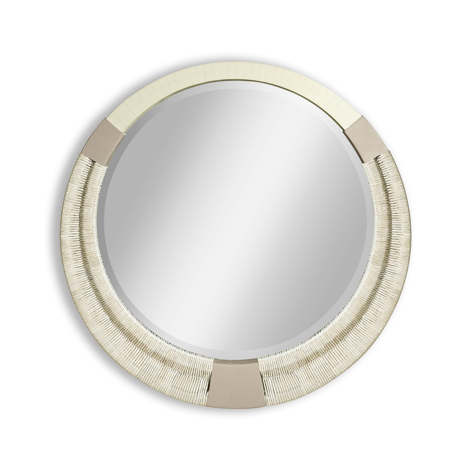 Jonathan Charles Gyre Round Multimedia Mirror 500421-DPC