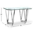 Magnussen Home Lenox Square Acadia White Rectangular Sofa Table
