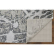 Feizy Astra 39L5F Transitional Abstract Rug in Gray/Silver/Ivory