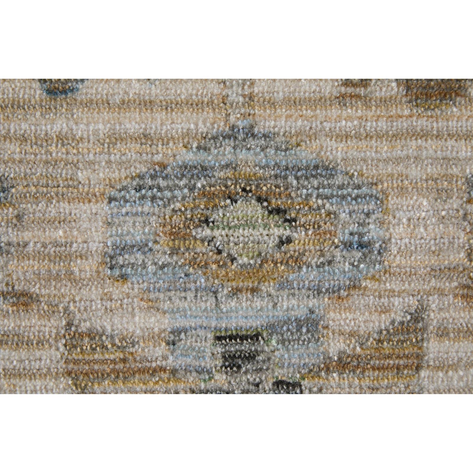 Feizy Augustine 39TYF Traditional Floral & Botanical, Ivory/Tan/Blue, Rug