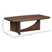 Magnussen Home Phoebe Sienna Brown Rectangular Cocktail Table