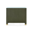 Villa & House Camden Large 4-Drawer with Glass Top